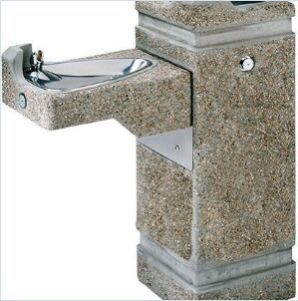 Outdoor Concrete Drinking Water Fountain