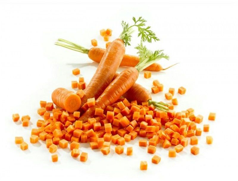 Dehydrated Carrot Cube