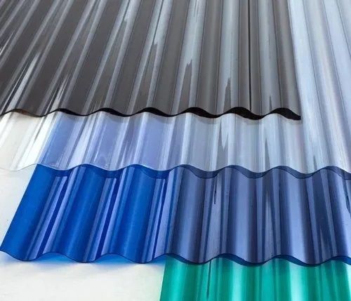 FRP Mirror Finish Multicolour Polycarbonate Roof Sheet