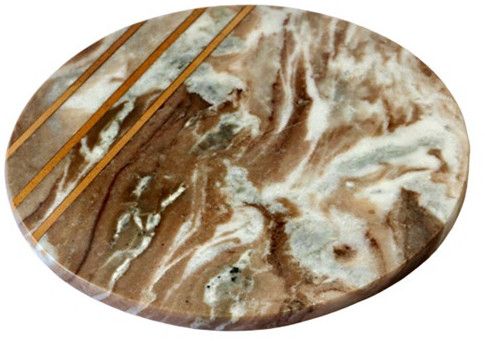 3 Line Marble Cheese Board