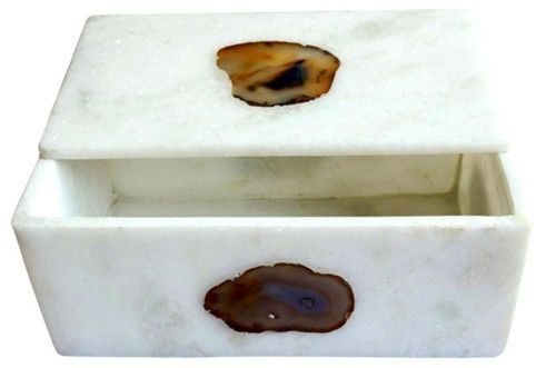 Marble Inlay Slice Box