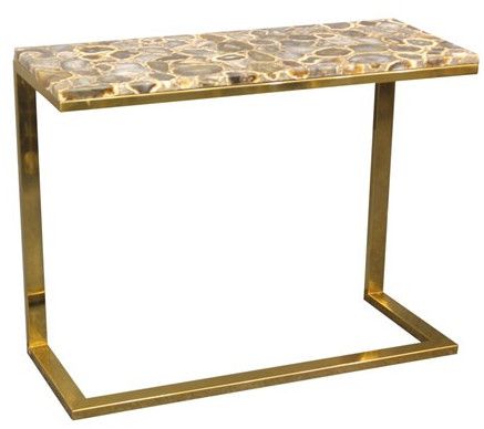 Natural Agate Console Table