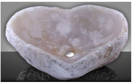 Natural Cut White Quartz Basin