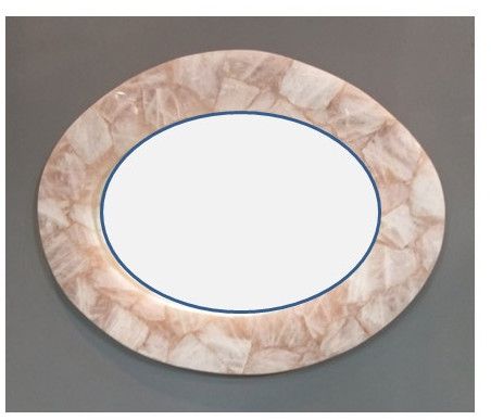 Rose Quartz Wall Mirror