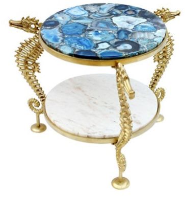 Wood Sea Horse Table Modern for Indoor