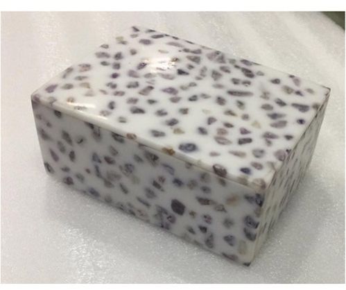 Terrazo Agate Chips Box, Color : Multicolor 7 for Decorative Purposes