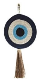 Cotton Rope Evil Eye Wall Hanging