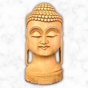 Wooden Buddha Murti Showpiece