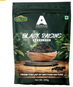 Black Raisins Seedless for Cooking