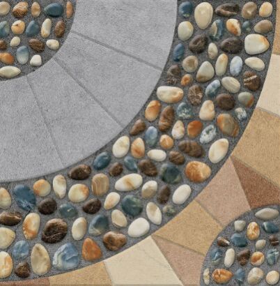 Geo Pebble Beige Designer Tiles