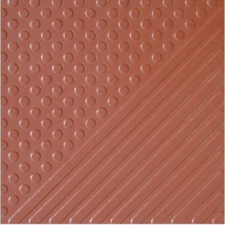 Polka Dot Strip Terracotta Plus High Traffic Tiles