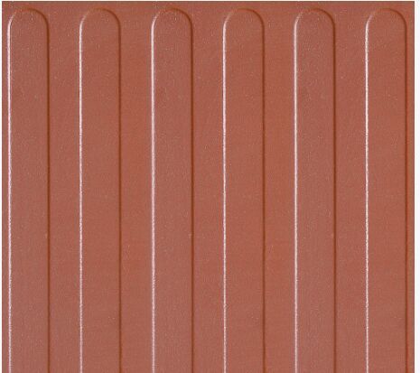 Polka Strip Terracotta Plus High Traffic Tiles