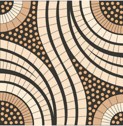 Tito Dot Black Designer Tiles