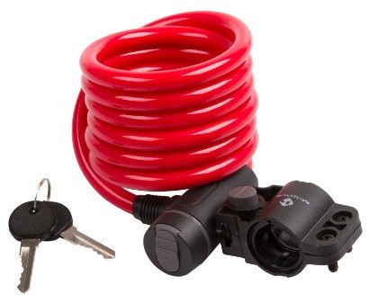 M Wave Spiral Cable Bicycle Lock, Length : 1800 Mm