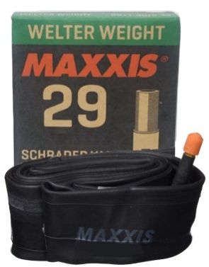Rubber Maxxis Bicycle Tube 29x1.90/2.35 SV48, Color : Black