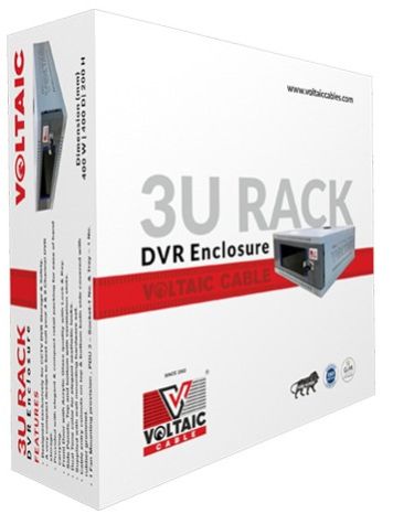 Metal Voltaic DVR Networking Rack, Color : Black