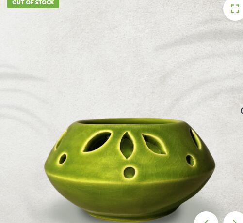 Green Matki T- Light Set