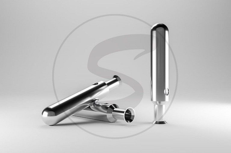 6 AMP Hollow Crimping Brass Pins