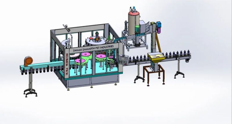 Bottle Rinsing Filling Capping Machine