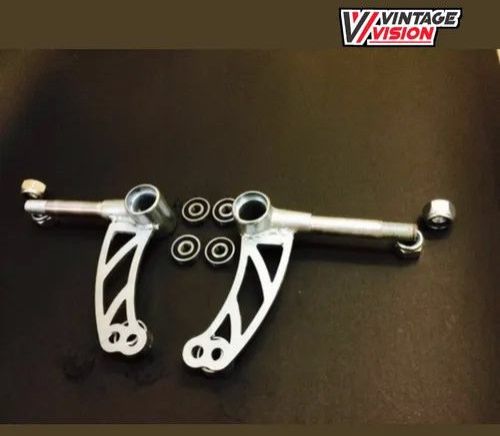 Vintage Vision Polished Stainless Steel Go Kart Stub Axle