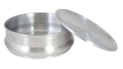 Aluminium Dough Pan 48 OZ, Color : Silver