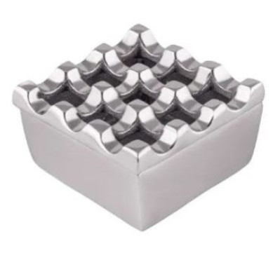 Aluminium Np Square Ash Tray 9x9x4 Cm