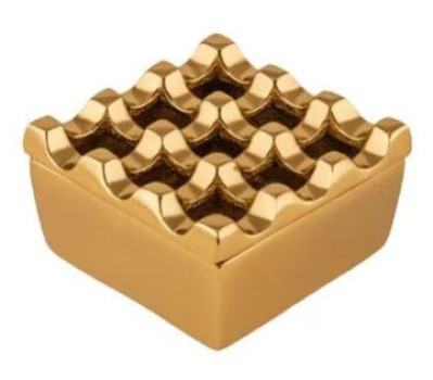 Aluminiumgp Square Ash Tray 9x9x4 Cm