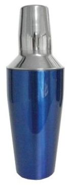Color Coated Regular Cocktail Shaker 500 Ml Blue