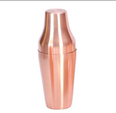 Copper Plated 2 PC Cocktail Shaker Glossy 500 Ml