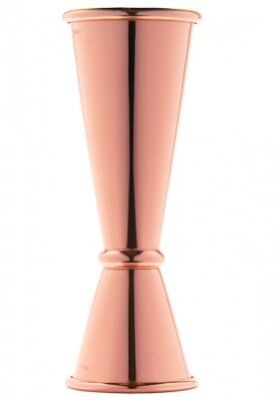 Copper Plated Banded Jigger Glossy 30/60 Ml