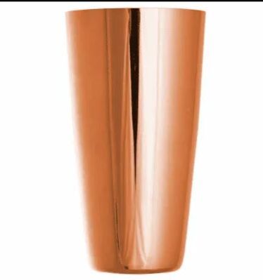 Copper Plated Bar Shaker Glossy 18 OZ