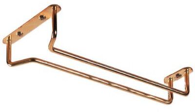 Copper Plated Glass Rack 16 Inch