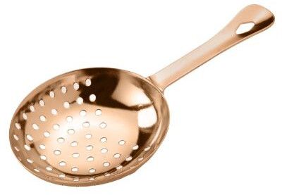 Copper Plated Julep Strainer Glossy 16 Cm