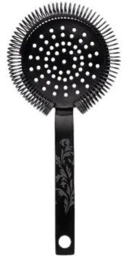 Etched Black Pvd Julep Strainer 16 Cm – Twiners