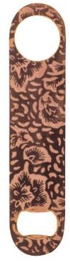 Etched Caramel Pvd Bar Blade 18 Cm – Floral