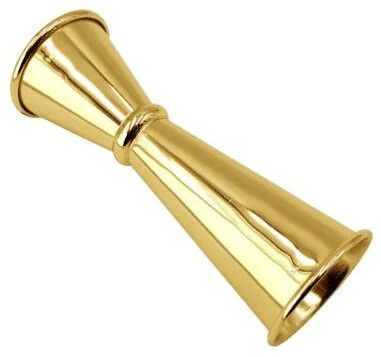 Gold Pvd Banded Jigger Satin 15/30 Ml