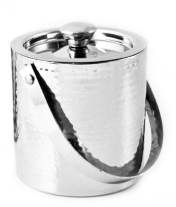 Hammered Double Wall Ice Bucket 1 L