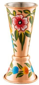 Hand Painted Copper Plated Banded Jigger 20/40 Ml