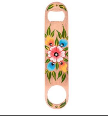 Hand Painted Copper Plated Bar Blade Satin 18 Cm