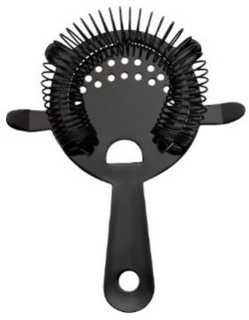 Jet Black Pvd 4 Prong Bar Strainer
