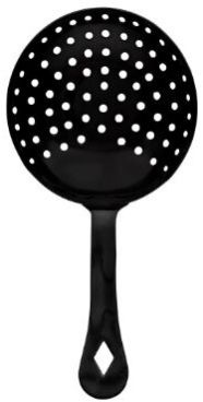 Jet Black Pvd Julep Strainer 16 Cm