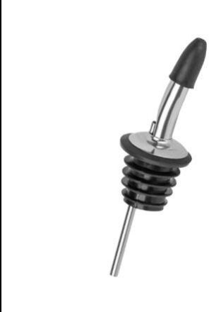 Metal Pourer Tapered Spout with Cap – Medium Flow