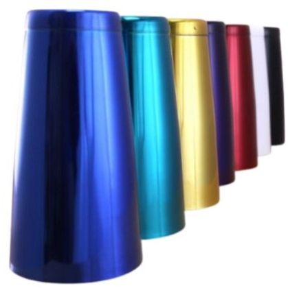 Metallic Bar Shaker with Weighted Bottom 28 OZ – Blue
