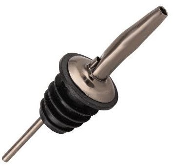 Nickle Plated Metal Pourer Tapered Spout – Medium Flow