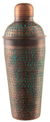 Plated Patina Hammered Deluxe Cocktail Shaker 750 Ml – Brt