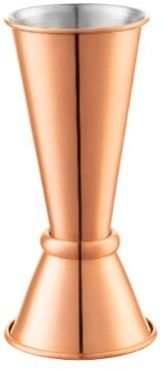 Rose Gold Plated Banded Jigger 25/50 Ml