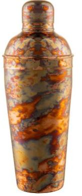 Textured Copper Deluxe Cocktail Shaker 750 Ml