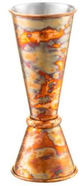 Textured Copper Plated Banded Jigger 25/50 Ml