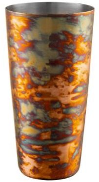 Textured Copper Plated Bar Shaker 28 OZ