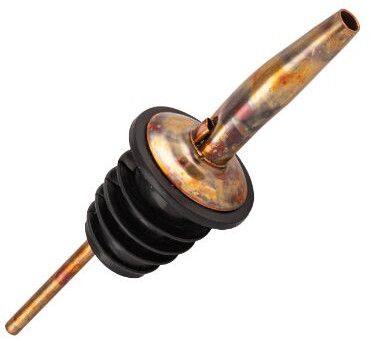 Textured Copper Plated Metal Pourer  – Medium Flow